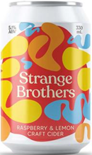 Strange Brothers Raspberry Lemon Cider 330ml